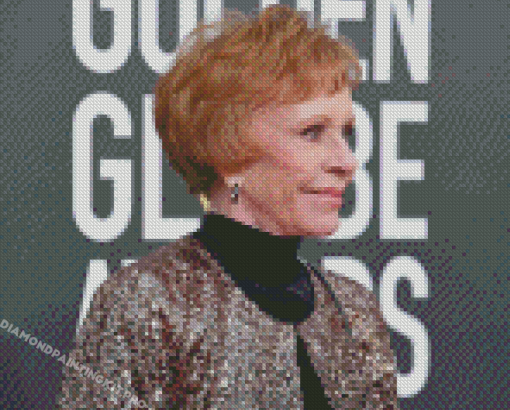 Carol Burnett Side Profile Diamond Paintings