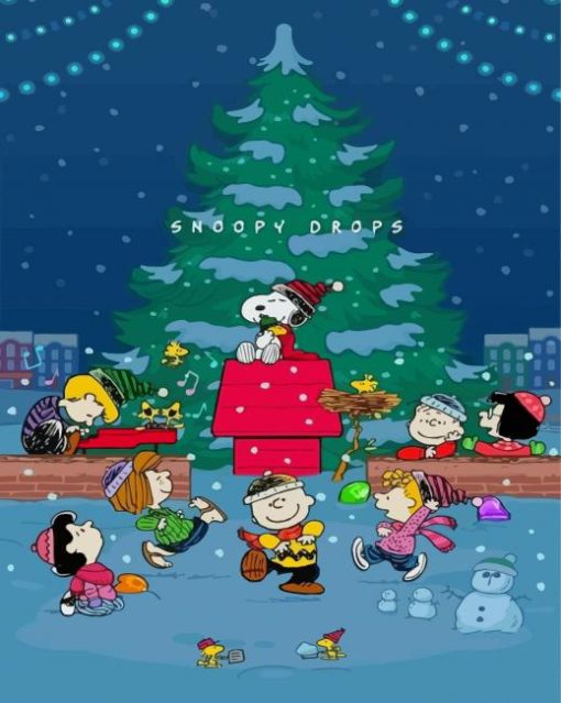 Christmas Charlie Brown Diamond Paintings