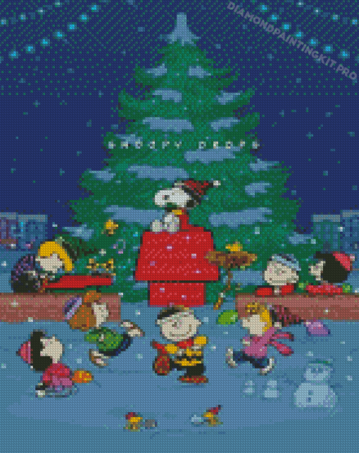 Christmas Charlie Brown Diamond Paintings