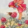 Cicely Mary Barker The Red Clover Fairy Diamond Paintings