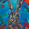 Colourful Hare Diamond Paintings