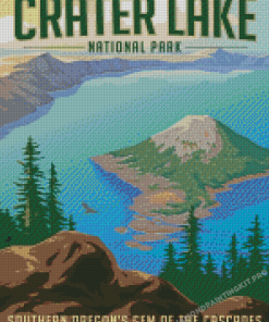 Crater Lake Diamond Paintings