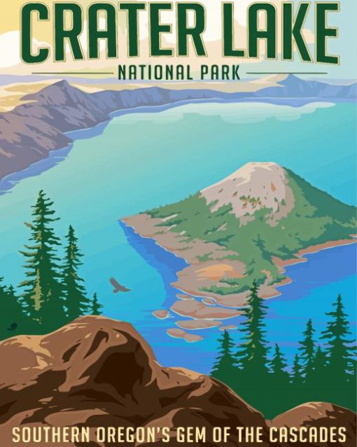 Crater Lake Diamond Paintings