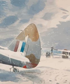 De Icing Aircraft By Eric Ravilious Diamond Paintings