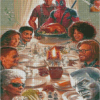 Deadpool 2 Thanksgiving Diamond Paintings