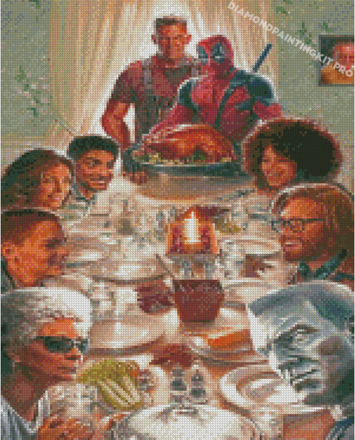 Deadpool 2 Thanksgiving Diamond Paintings