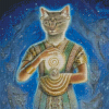 Egyptian Ancient Cat Diamond Paintings