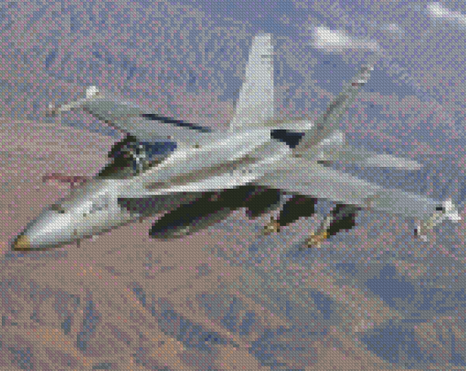 F 18 Diamond Paintings