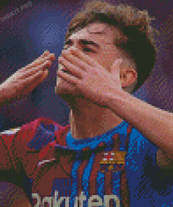 Gavi Barcelona Football Club Diamond Paintings