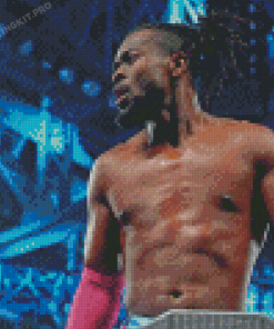 Ghanaian American Professional Wrestler Kofi Kingston Diamond Paintings