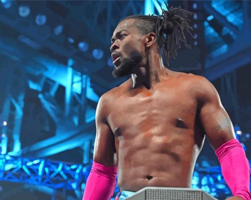 Ghanaian American Professional Wrestler Kofi Kingston Diamond Paintings