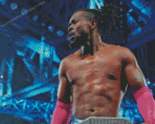 Ghanaian American Professional Wrestler Kofi Kingston Diamond Paintings