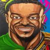 Ghanaian Wrestler Kofi Kingston Diamond Paintings