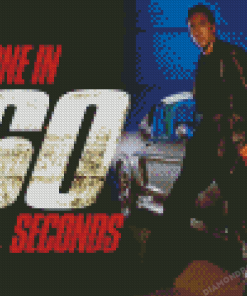 Gone In 60 Seconds Movie Poster Diamond Paintings