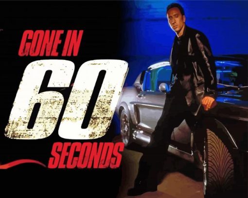 Gone In 60 Seconds Movie Poster Diamond Paintings