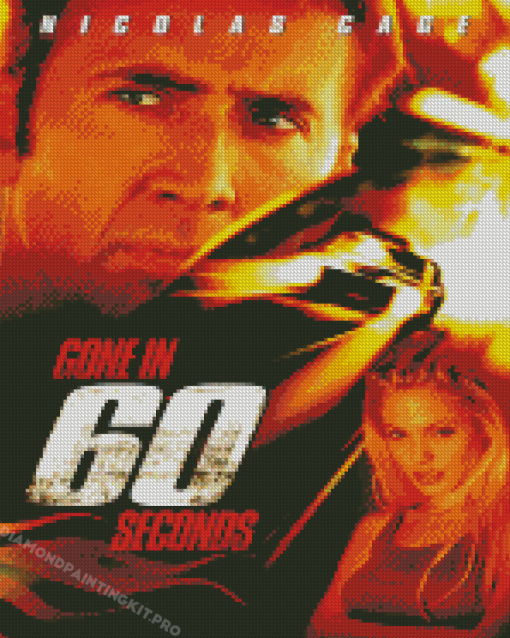 Gone In 60 Seconds Poster Diamond Paintings