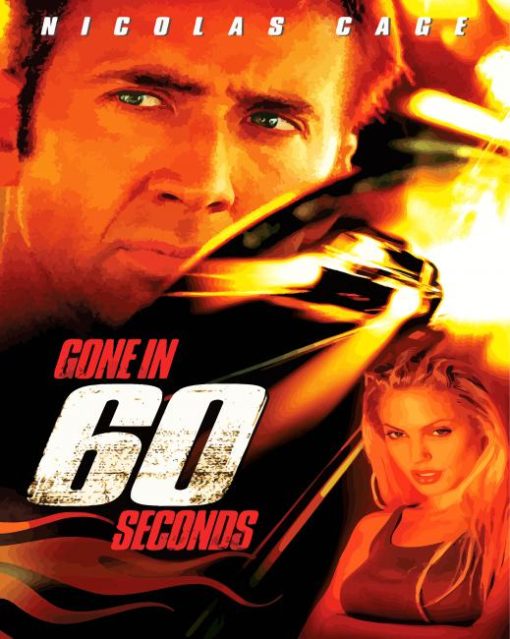 Gone In 60 Seconds Poster Diamond Paintings