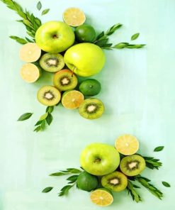 Green Fruits Diamond Paintings