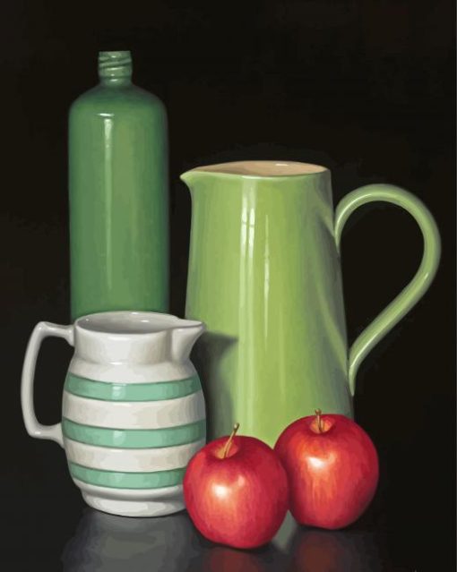 Green Still Life Art Diamond Paintings