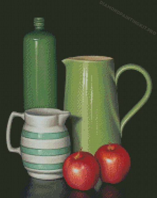 Green Still Life Art Diamond Paintings