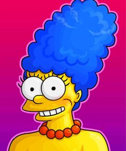 Happy Marge Simpson Diamond Paintings