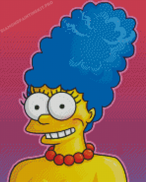 Happy Marge Simpson Diamond Paintings