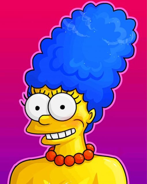 Happy Marge Simpson Diamond Paintings