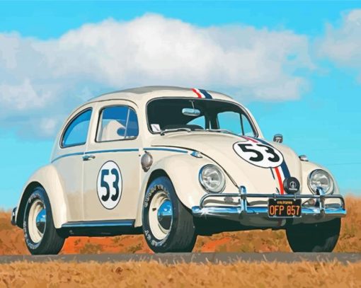 Herbie The Love Bug Diamond Paintings