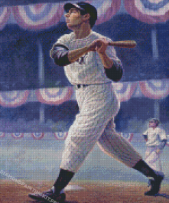 Joe DiMaggio Yankees Player Diamond Paintings
