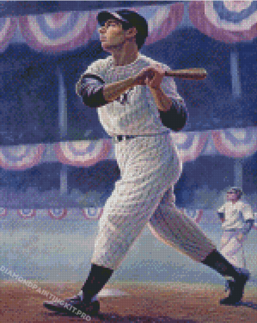 Joe DiMaggio Yankees Player Diamond Paintings