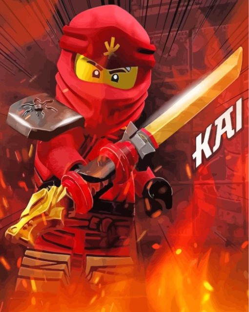 Kai Ninjago Diamond Paintings