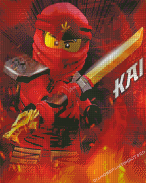 Kai Ninjago Diamond Paintings