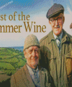 Last Of The Summer Wine Poster Diamond Paintings