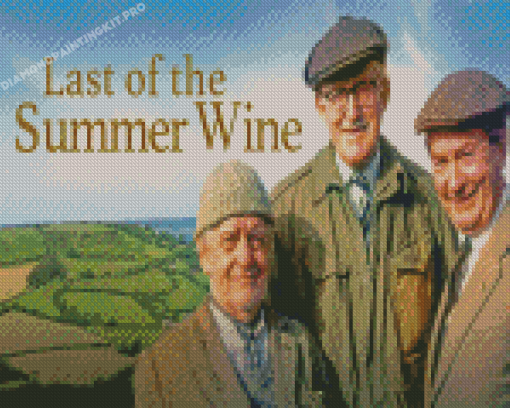 Last Of The Summer Wine Poster Diamond Paintings