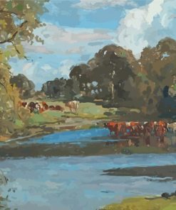 Late September Hopton About 12 Noon By Campbell Archibald Mellon Diamond Paintings