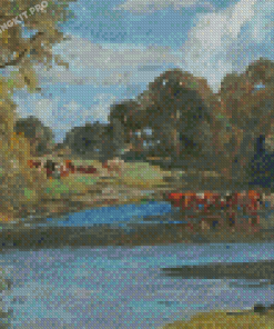 Late September Hopton About 12 Noon By Campbell Archibald Mellon Diamond Paintings