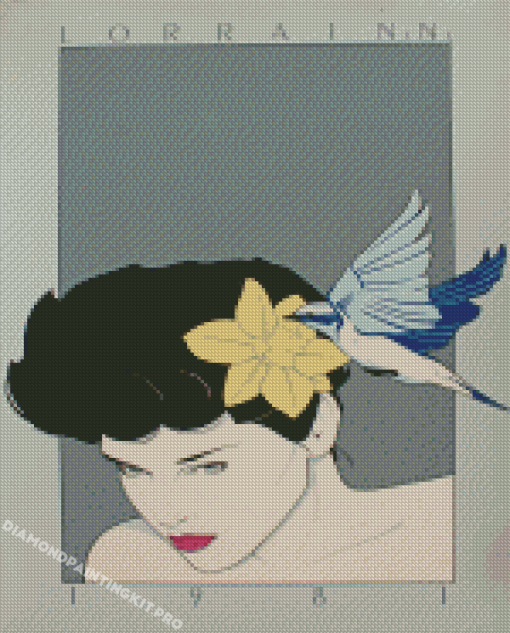 Lorraine By Patrick Nagel Diamond Paintings