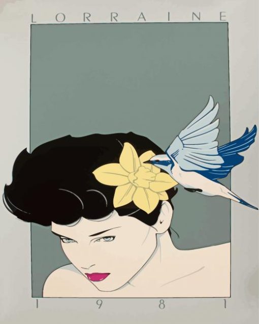 Lorraine By Patrick Nagel Diamond Paintings