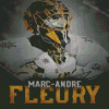 Marc Andre Fleury Ice Hockey Goaltender Poster Diamond Paintings