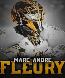 Marc Andre Fleury Ice Hockey Goaltender Poster Diamond Paintings