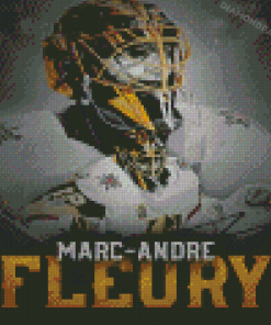 Marc Andre Fleury Ice Hockey Goaltender Poster Diamond Paintings