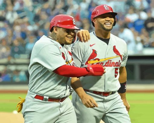 Molina And Pujols St Louis Cardinals Diamond Paintings