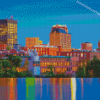 New Hampshire City Buildings Diamond Paintings