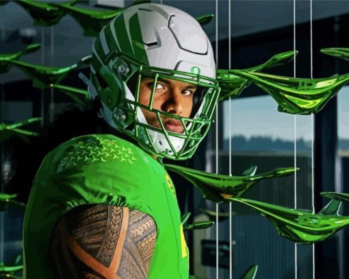 Oregon Ducks Football Player Diamond Paintings