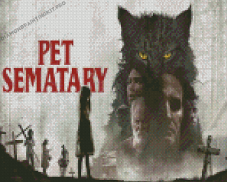 Pet Sematary Movie Poster Diamond Paintings