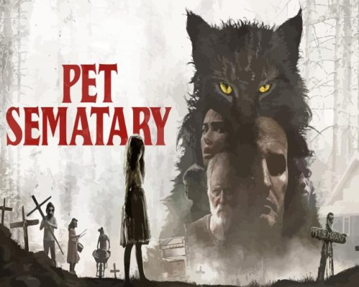 Pet Sematary Movie Poster Diamond Paintings