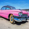 Pink Cadillac 1959 Diamond Paintings