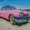 Pink Cadillac 1959 Diamond Paintings