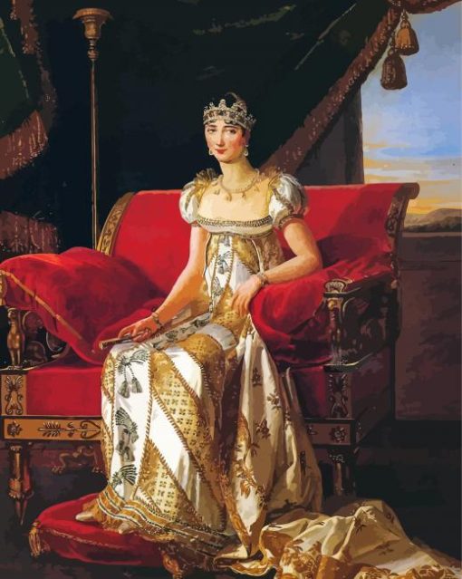 Portrait Of Pauline Bonaparte Princess Borghese By Marie Guillemine Benoist Diamond Paintings