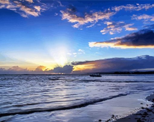 Puerto Plata Seascape Diamond Paintings